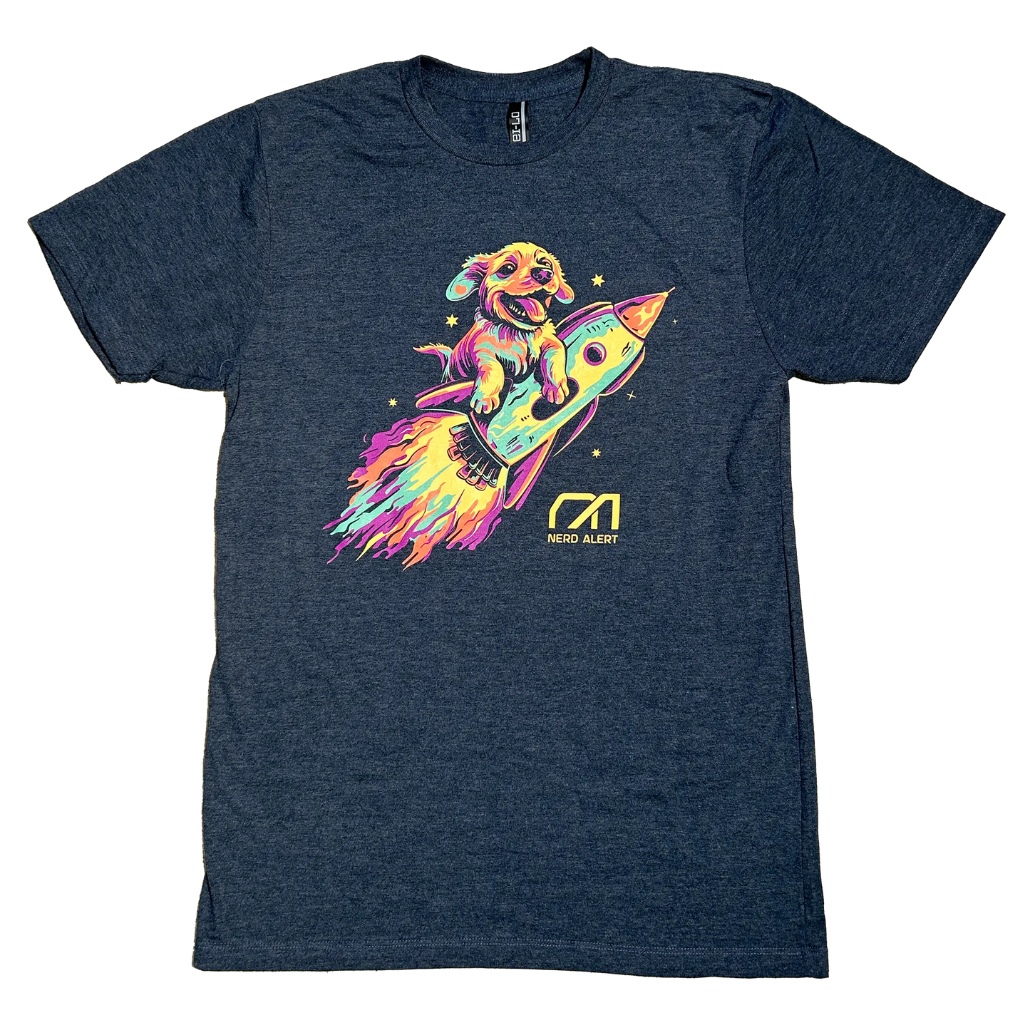 T-SHIRT: Unisex Navy Heather YWGDTNCAGS?!?! Blast Off Tee