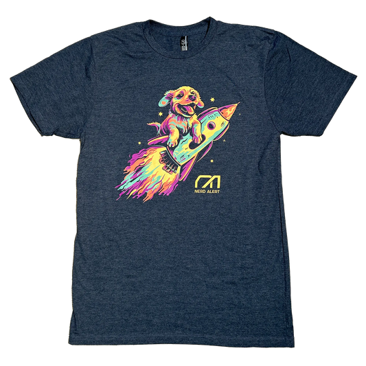 T-SHIRT: Unisex Navy Heather YWGDTNCAGS?!?! Blast Off Tee